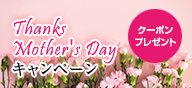 Thanks　Mother's　Day キャンペーン