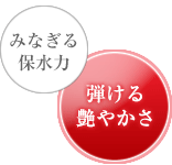 みなぎる保水力 弾ける艶やかさ