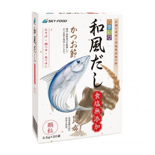 【10％オフ】四季彩々・和風だし【食塩無添加】（3.5g×30袋）